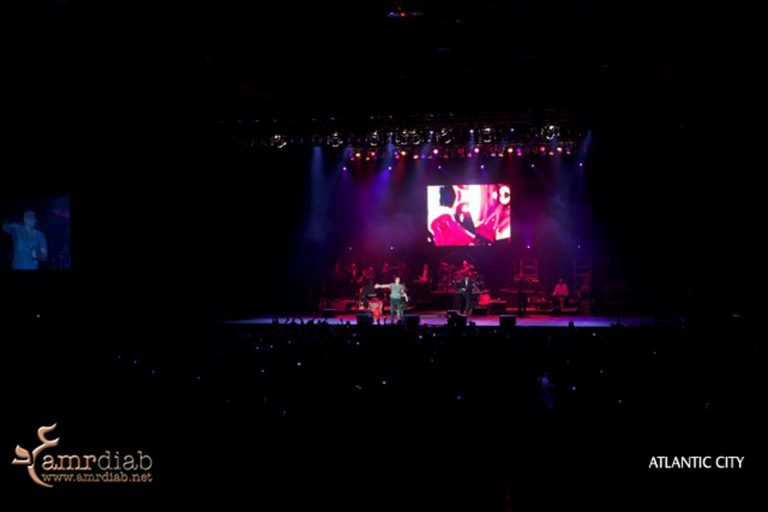 Amr Diab, Atlantic City concert