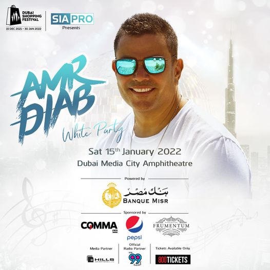 Amr Diab in Dubai Amr Diab Official Website